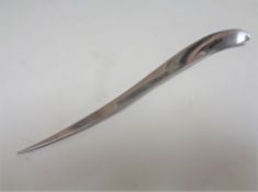 A Georg Jensen stainless steel letter opener