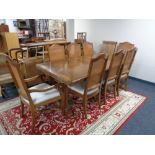 A John Lewis Frank Hudson Poppy Oak and Ash Refectory Extending Dining Table,