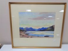 A 20th century J K Maxton watercolour,