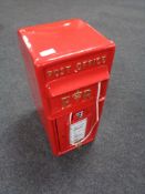 A reproduction cast iron Royal Mail red post box