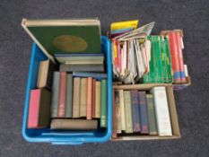 Three boxes of 20th century folded maps, Michelin maps of Luxembourg and the Netherlands,