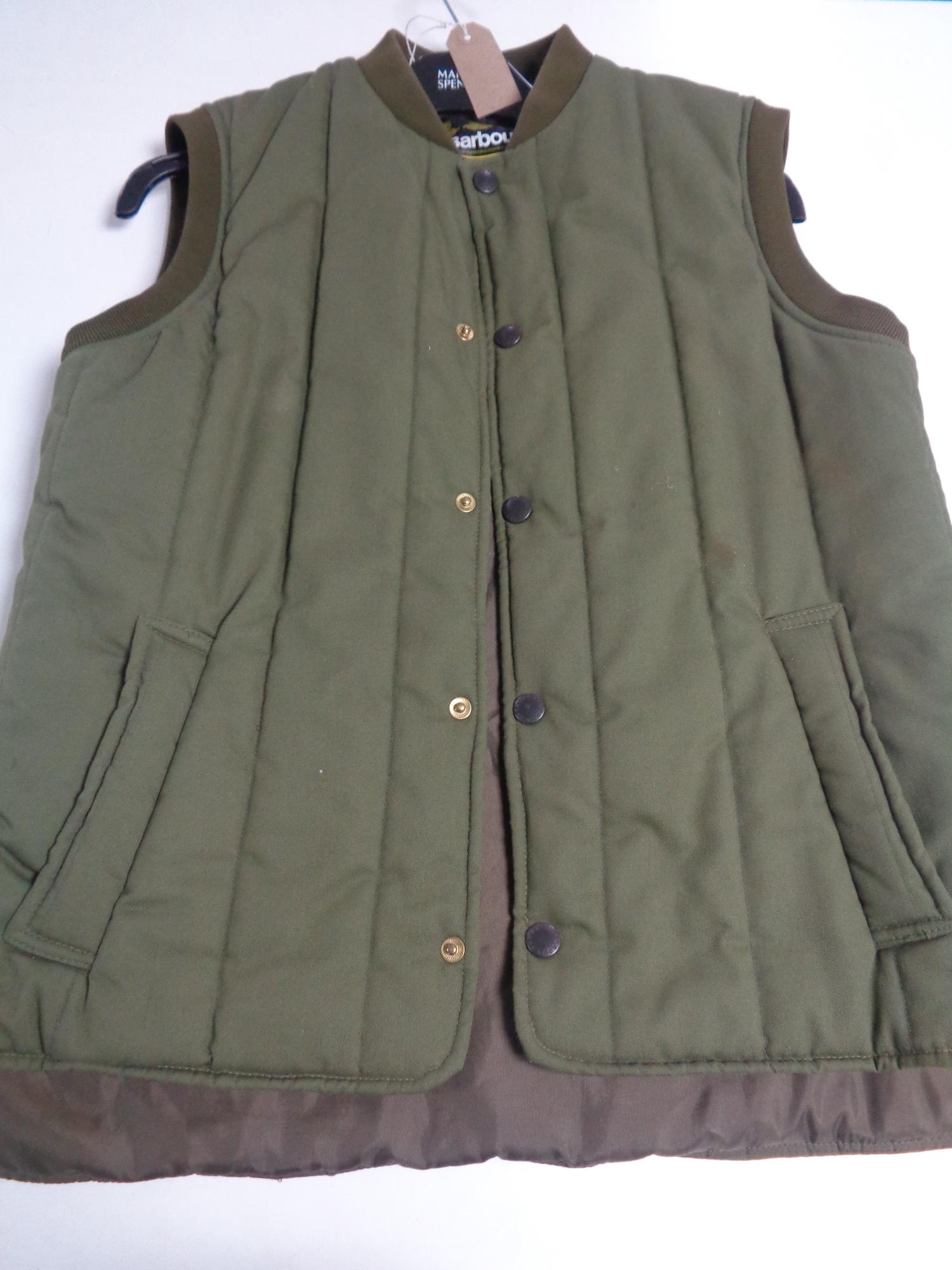 A Barbour body warmer,
