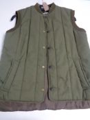 A Barbour body warmer,