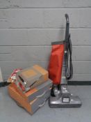 A vintage Kirby turbo vacuum and quantity of accessories