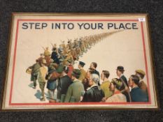 The Parliamentary Recruiting Committee (Publisher) : STEP INTO YOUR PLACE, poster no.