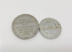 Two unusual medals 'The British Aluminium Company,