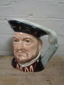 A large Royal Doulton character jug, Henry VIII,