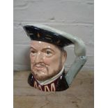 A large Royal Doulton character jug, Henry VIII,