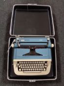 A cased Imperial Safari manual typewriter