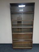 Two 20th century Simplex stacking bookcases (12 sections)