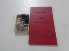 A Northern Ireland/ South Arabia campaign medal together with accompanying miniature medal and a