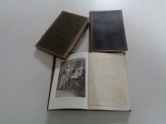 Three early twentieth century leather bound Thackeray volumes