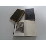 Three early twentieth century leather bound Thackeray volumes