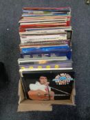 A box of LPs and LP box sets, to include Cliff Richard,