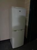 A Zanussi Electrolux upright fridge freezer