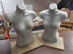 Three mannequin torsos,