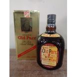 A bottle of Grand Old Parr Deluxe Scotch Whisky, 12 year,