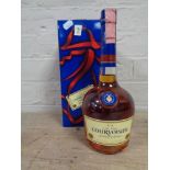A bottle of VS cognac courvoisier,