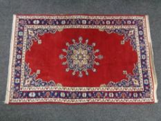 An Eastern rug,