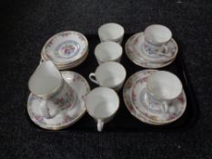 A 19 piece Elizabethan 'Summer Glory' china tea service.