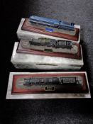 Three boxed Hornby Country Artists Steam Memories Trains to include a LMS 4-6-2 Princess Alice,