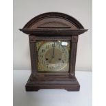 A HAC 14 Day Strike mantel clock with brass dial.