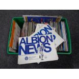 A box of 20th century football programmes including Tottenham, Bolton,