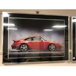 After René Staud, A limited edition Porsche print, signed and numbered 199/500,