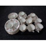 A 40 piece antique Adams Adderles tea service.