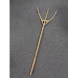 A 19th century hay fork.