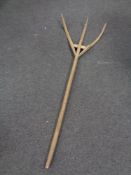 A 19th century hay fork.