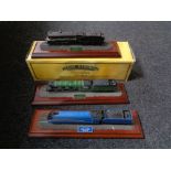 Three Hornby Steam Memories Trains to include a LNER 4-6-2 Flying Scotsman, a LNER 4-6-2 Mallard,