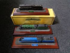 Three Hornby Steam Memories Trains to include a LNER 4-6-2 Flying Scotsman, a LNER 4-6-2 Mallard,