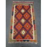 A Maimana kilim rug 130 cm x 80 cm