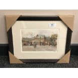 After Tom MacDonald : The Royal Victoria Infirmary, reproduction in colours, signed in pencil,
