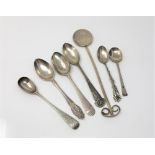 Assorted silver spoons