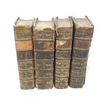 Four eighteenth century volumes - Opera Omnia, Publii Ovidii Nasonis, with frontis pieces,