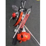 A Cooper's of Stortford chain saw and hedge trimmer multi tool (2 boxes).