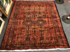 An antique Semnan rug, Northern Iran,