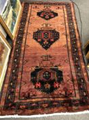 An antique Kurdish carpet, West Iran,
