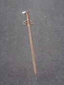 An antique style sword