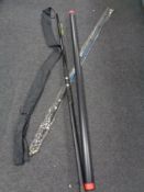 Three sea fishing rods to include Leeda, Ron Thompson Euro Boat etc.