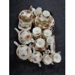 Approximately 60 pieces of Royal Albert Country Roses to include tea china, dinner ware,