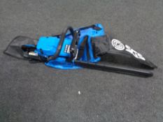 A SGS Petrol chain saw in carry bag.