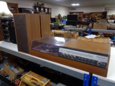 A Ferguson vintage stereo system with speakers.