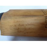 A vintage Stuart Sturidge and Company Limited cricket bat, signed to reverse by Sir Len Hutton.