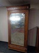 A 19th century French walnut mirrored door wardrobe CONDITION REPORT: Some veneer