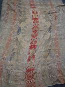 An Eastern embroidered throw