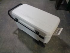 An Igloo portable ice chest