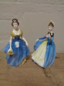 Two Royal Doulton figures - Leading Lady HN 2269 and Melanie HN 2271